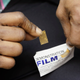 A demonstration dose of Suboxone Film, an opioid craving and withdrawal drug marketing by Indivior.